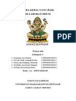 Makalah Cara Kerja Yang Baik Dilaboratorium