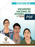 Memoria Encuentro Nacional de Jóvenes Agua y Territorio 