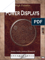 d20 DreamScarred Press High Psionics - Power Displays