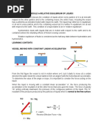 Lec 8 Relative Equilibrium of Liquids