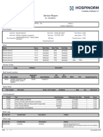 Service Report: Hospital / Medical Center