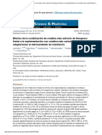 Efectos de La Combinación de Creatina Más Extracto de Fenogreco Frente A La Suplementación Con Creatina Más Carbohidratos en Las Adaptaciones Al Entrenamiento de Resistencia