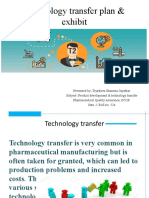 Technology Transfer Plan & Exhibit TJ