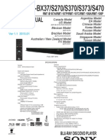 Service Manual: Blu-Ray Disc/Dvd Player