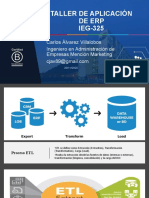 Taller de Aplicacion de Erp Segunda y Tercera Clase