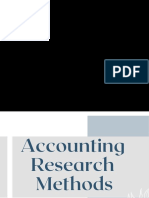 Accounting Research Methods Chapter 4