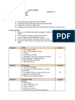 Course Contents Course Name: T.Y.B.B.A. (Ca) Semester: Vi Subject Code: 19babbcu601 Subject Name: Advanced Java Course Objectives