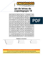 Sopa de Letras de Psicopedagogía - 18