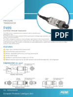 Penn Commercial Refrigeration: Transducers and Sensors