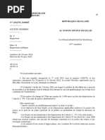 Décision Tribunal Administratif