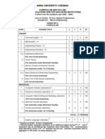 Anna University Chennai: Curriculum and Syllabi Under Regulations 2008 For Affiliated Institutions