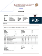 Student Result: Session: 2020-21 (REGULAR) Semesters: 3 Result: Marks: 613/950 Audit 1: Cleared