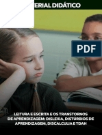 Leitura e Escrita e Os Transtornos de Aprendizagem Dislexia Disturbios de Aprendizagem