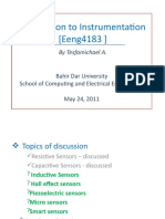 Introduction To Instrumentation (Eeng4183) : by Tesfamichael A