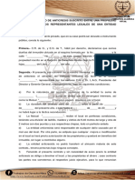 Contrato Privado de Anticresis Suscrito Entre Una Propiedad de Inmueble