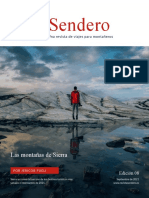 Revista de Viajes Senderismo Montaña Rojo y Azul