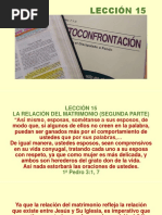 Lección 15