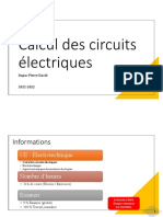 Chapitre 1 Calcul de Circuits