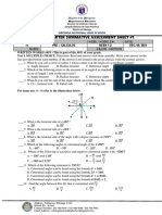 Assessment Sheet Pre Calculus q2 1