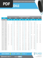 Tubos Schedule Aco Inox Elinox