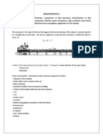 Resistance & Propulsion, Including Rudder Forces