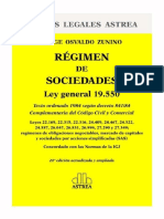 Regimen de Sociedades Ley Gene - Jorge Osvaldo Zunino