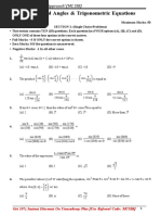 DPP - Compound Angles & Trigonometric Equations - Q