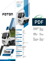 Camion 1.5 TN Foton Saci