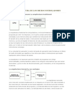 Arquitectura de Los Microcontroladores