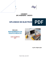 Diplomado en Electromedicina: Mantenimiento de Equipos Médicos