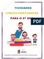 Atividades de Língua Portuguesa 5º Ano-3