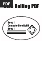 Dice Rolling PDF