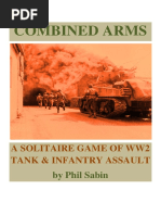 Combined Arms: A Solitaire Game of Ww2 Tank & Infantry Assault