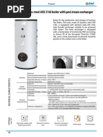 Stainless Steel AISI 316l Boiler With Ped Steam Exchanger