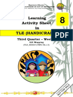 Tle (Handicraft) : Learning Activity Sheet in