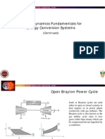 Thermodynamics Fundamentals For Energy Conversion Systems: (Continued)