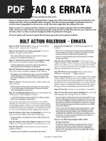 Bolt Action Errata - March 2022