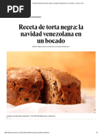 Receta de Receta de Torta Negra - La Navidad Venezolana en Un Bocado - Cocina y Vino