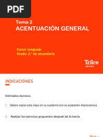 Acentuación General Aguda, Grave, Esdrújula