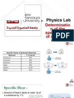 Physics Lab: Determinatio Nofthe Specific Heat of A Solid by Mixing