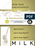 Susu Dan Penangananya