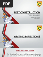 Part 2 Writing Directions and Traditional Tests