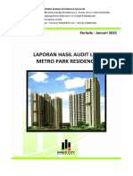 Laporan Hasil Audit Lift METRO PARK 2022