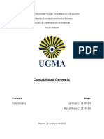 Informe Contabilidad Gerencial, Luis y Marco