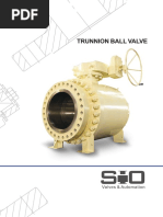 Válvula de Bola Trunnion API 6D SIO