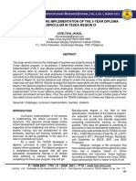 Challenges On The Implementation of The 3 - Year Diploma Curriculum in TESDA Region IX