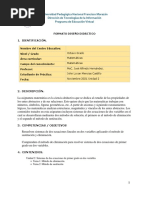 PLAN VIRTUAL 3 Formato Diseño Didactico Curso Secundaria JOHN MENCIAS PP1