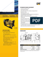 Marine Generator Set: Standard Engine Equipment