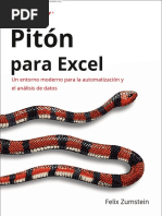 Python For Excel - ESPAÑOL