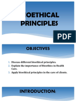 Module 7. BIOETHICAL PRINCIPLES